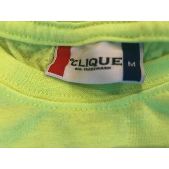 Marathon de Bordeaux FR Night Running Clique Yellow Reflective Shirt Women's, M - Picture 5 of 7